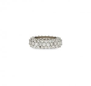 "Ein Band aus Diamanten" - Moderner Ring
