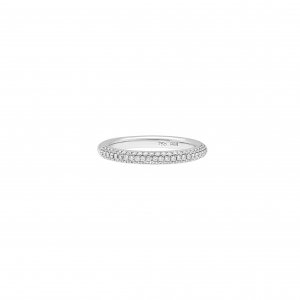 "Pavé" - Filigraner Brillantring 0.41 ct.