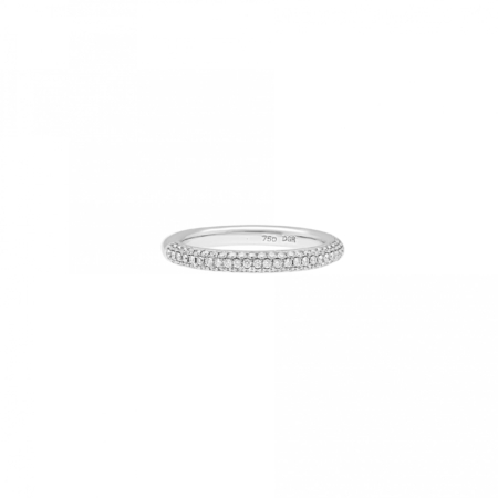 "Pavé" - Filigraner Brillantring 0.41 ct.