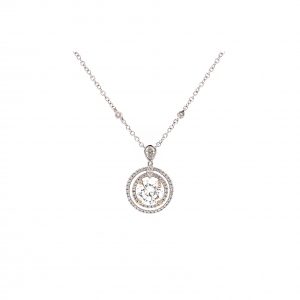 "Pretty chain" - 2.15 ct. Weißgold Diamantcollier