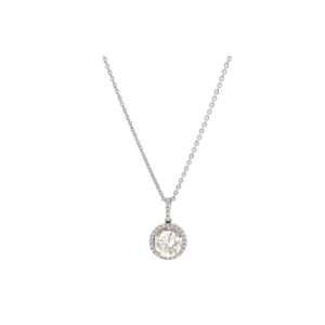 "Pretty charm" - 1.50 ct. WG Brillantanhänger mit Kette