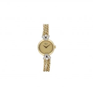 "It´s Chopard" - Armbanduhr in Gelbgold mit Diamanten