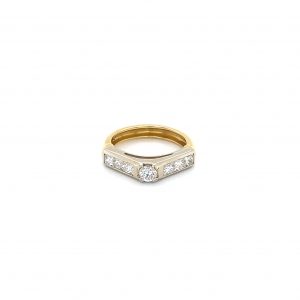 "For my Princess" - Bicolor Diamantring
