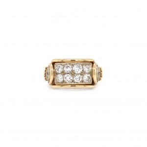 "Sparkling history" - Ring mit Altschliff Diamanten
