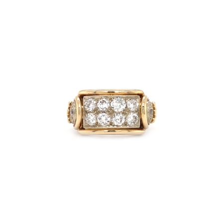 "Sparkling history" - Ring mit Altschliff Diamanten