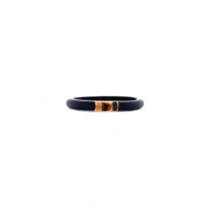 "Schwarzes Band" - Achat Ring