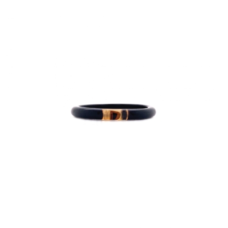 "Schwarzes Band" - Achat Ring