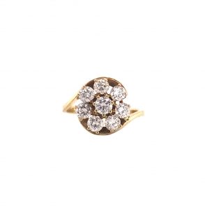 "White Blossom" - Filigraner Brillantring