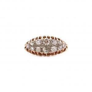 "L'importance de l'antiquité" - Antiker Ring mit Diamanten