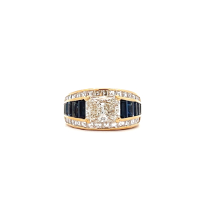 "Love me" - Bandring mit Diamanten & Saphiren von Bucherer