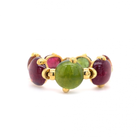 "Herbstgoldtraum" - Armband mit Edelsteinen