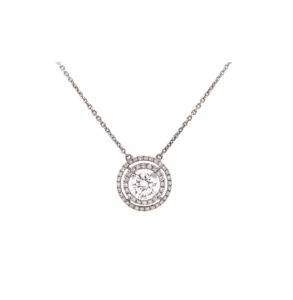 "Firework in white" - Collier mit Brillanten