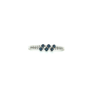 "Blue & white moments" - Armband mit Saphiren & Brillanten