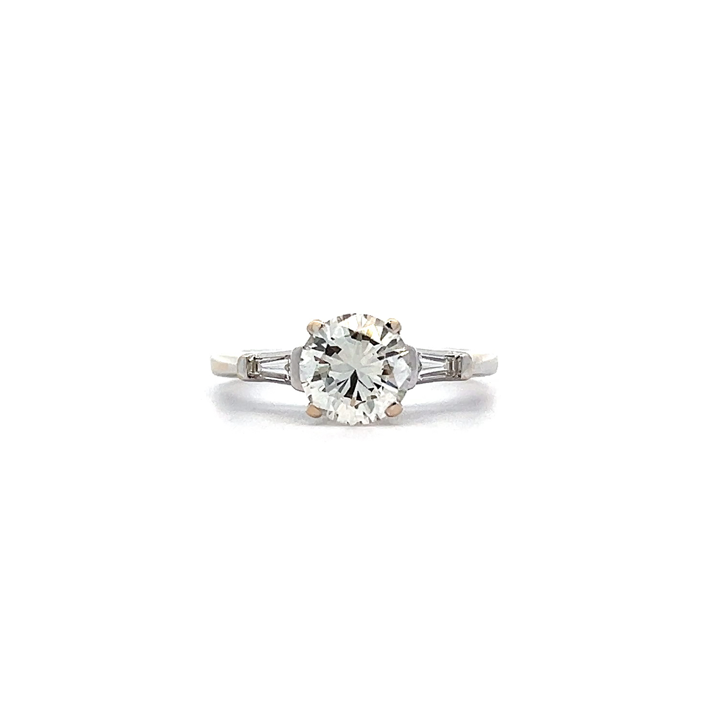 "My friend" - Solitaire Ring 18 Karat Weißgold