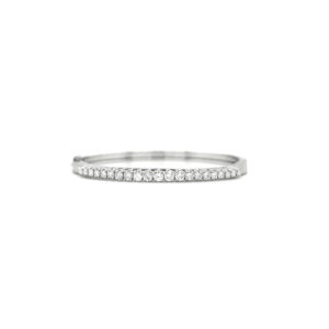 "Just in white" - Armreif mit Brillanten