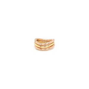 "Three in one" - Ring mit Brillanten