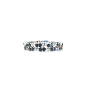 "Blue & white dreams" - Armband mit Saphiren & Brillanten