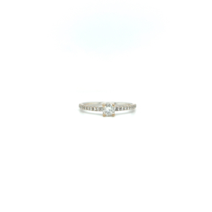 "Amoré" - Solitaire Ring 0.35 ct. 18 Karat Weißgold