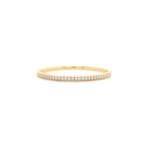 "Flexibles Tennisarmband" - 18 Karat Gelbgold Armband mit Brillanten 2.48 ct.