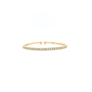 "Flexible Brillants" - Armreif mit Brillanten zus. 1.36 ct.