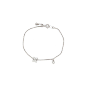 "Flower" - Zartes Armband mit 0.21 ct. Diamanten