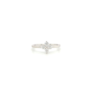 "Little Flower" - Feiner Ring mit Brillanten zus. 0,41ct