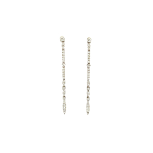 "In Line" - Feine Ohrhänger mit Brillanten zus. 0,90ct