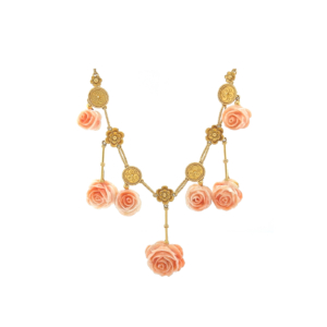 "Edle Rosen" - Wunderschönes Collier