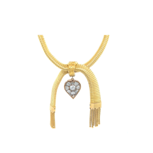 "Verbunden im Herzen" - Antikes Collier