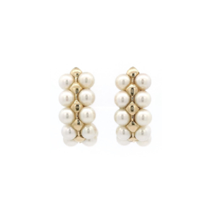 "Gold & Pearls" - Elegante Ohrringe