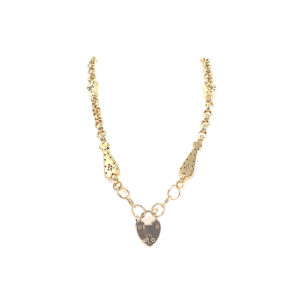 "From England with Love" - Dekoratives Collier mit Herzanhänger
