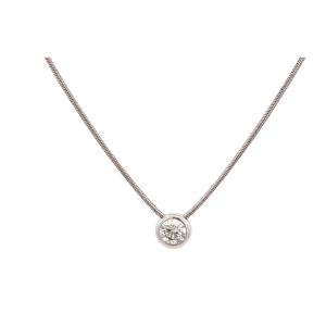 "Exceptional white" - Kette mit Brillant Solitär 1.01 ct.