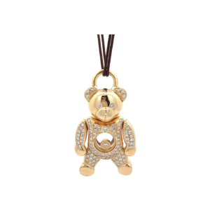 "Goldbär" - Anhänger aus Gelbgold mit Brillanten