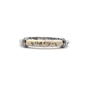"La Nouvelle Bague Firenze" - Emaille Armreif mit Diamanten
