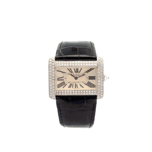 "Cartier Tank Divan" - Damen Armbanduhr