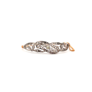 "Historical bracelet" - Armreif mit Diamantrosen