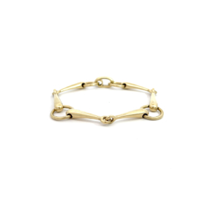 "Horse Bits" - Goldenes Pferdegebiss Armband