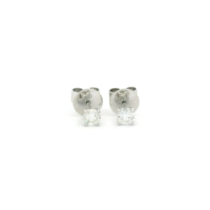 "Classic" - Ohrstecker Weißgold 0.29 ct.