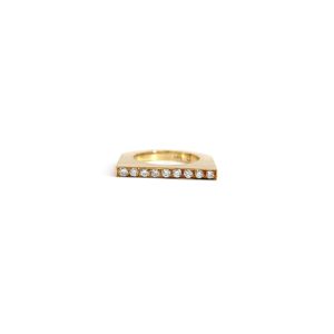 "Golden Sparkle" - Ausgefallener Gelbgold Ring