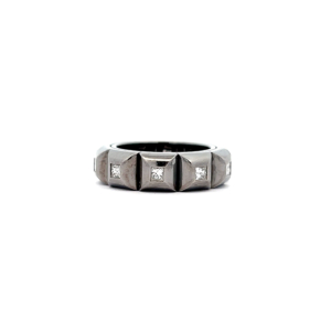 "Black princess" - Ring mit Princess Diamanten