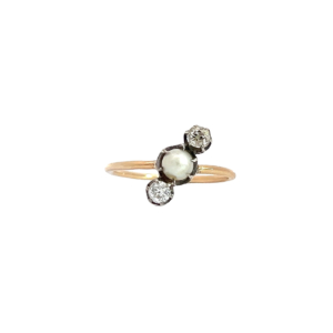 "Sparkling Composition"  - Antiker Trilogie Ring