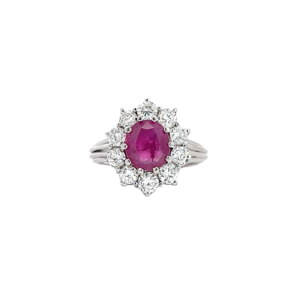 "Ewige Liebe" - Rubin Entourage Ring