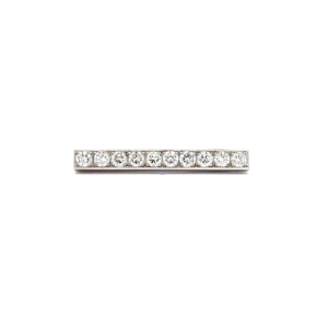 "Straight" - Brosche mit Brillanten