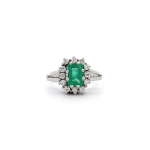 "From A Secret Garden" - Filigraner Smaragd Ring