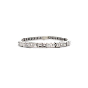 "Sparkling Infinity" - Weißgold Armband 2.00 ct.