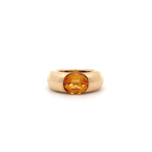 "Cartier Ring Ellipse" - Gelbgold Bandring