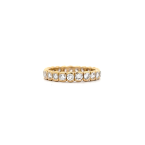 "Sparkling Diamonds" - Gelbgold Memory Ring