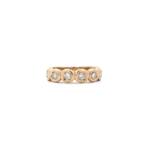 "Sparkling Six" - 14kt Gelbgold Ring