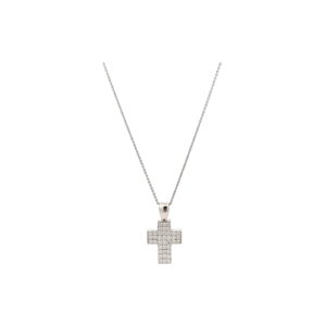 "Sparkling Faith" - Kreuz Anhänger mit Brillanten