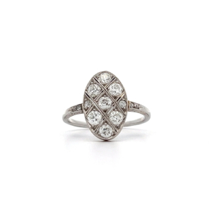 "Sparkling Diamonds" -  Art Déco Ring